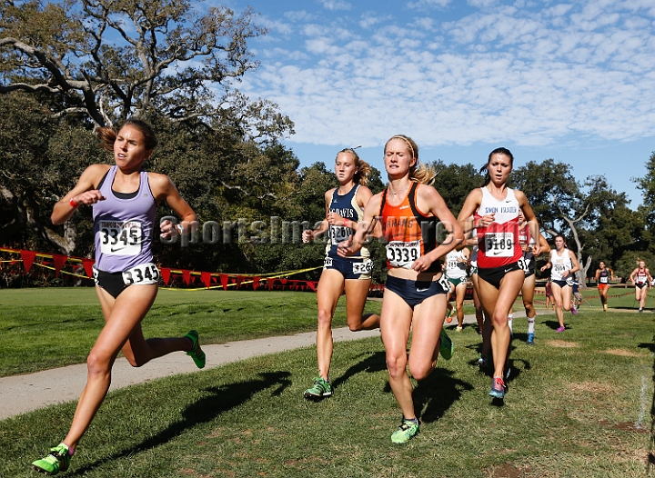 2015SIxcCollege-019.JPG - 2015 Stanford Cross Country Invitational, September 26, Stanford Golf Course, Stanford, California.